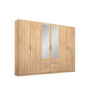 DREHTÜRENSCHRANK 271/229/54 cm,  in Sonoma Eiche, 6 Tür(en)  - Alufarben/Sonoma Eiche, MODERN, Holzwerkstoff/Kunststoff (271/229/54cm) - Rauch Möbel