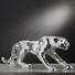 DEKOLEOPARD - Silberfarben, Basics, Glas (106,5/28,5/39,5cm) - Ambia Home
