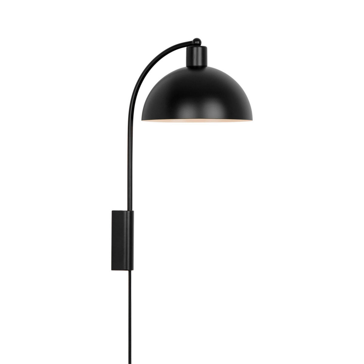 WANDLEUCHTE 26/43 cm   - Schwarz, KONVENTIONELL, Metall (26/43cm) - Nordlux