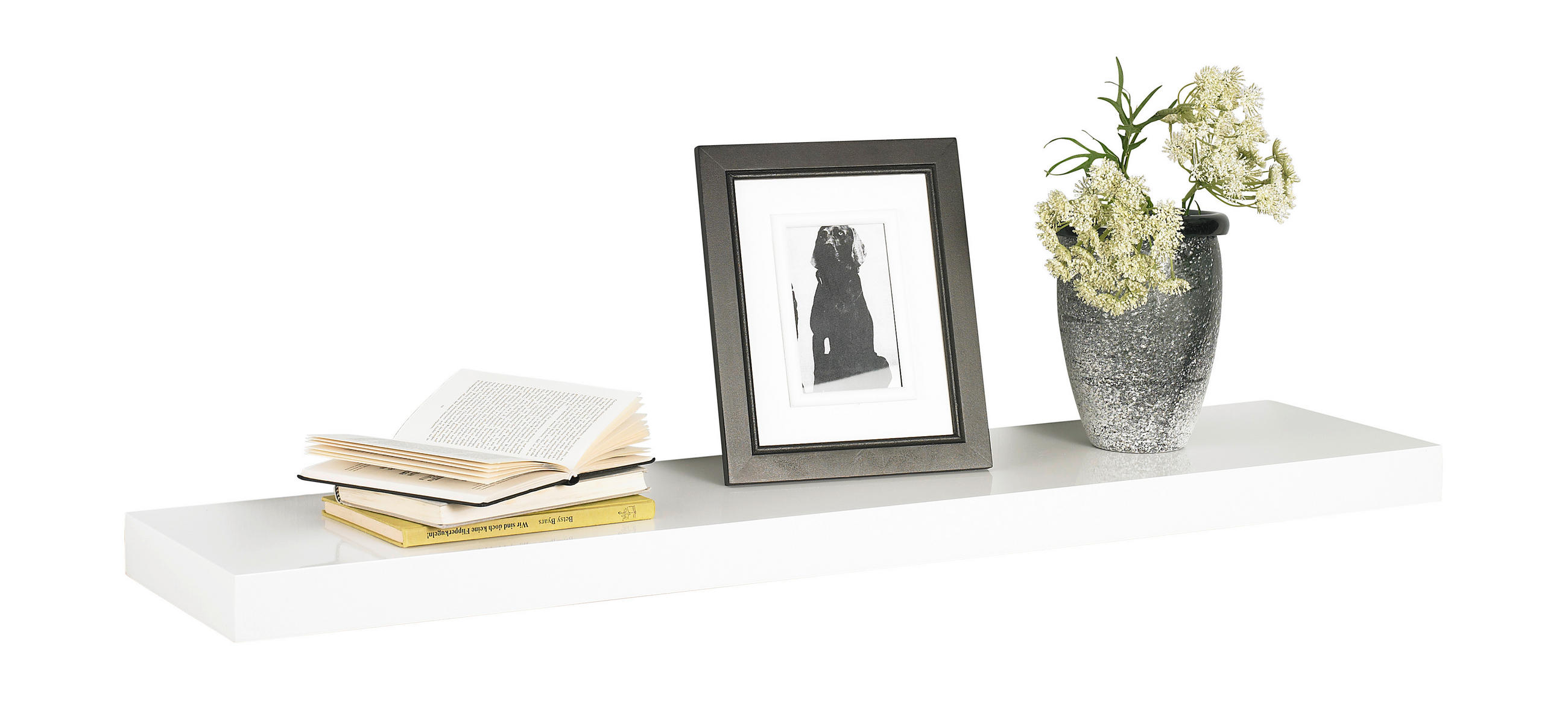 Wandboard in 110/5/25 cm Weiß