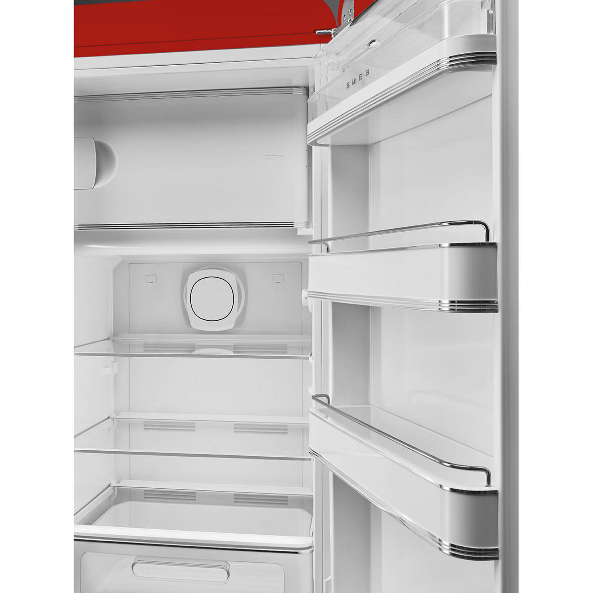 KÜHLSCHRANK 60,1/154/72,8 cm FAB28RRD5  - Rot, Basics, Glas/Metall (60,1/154/72,8cm) - SMEG