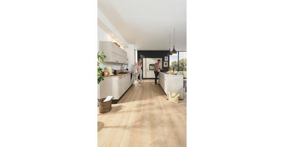 EINBAUKÜCHE   - Greige, Design, Holzwerkstoff - Novel