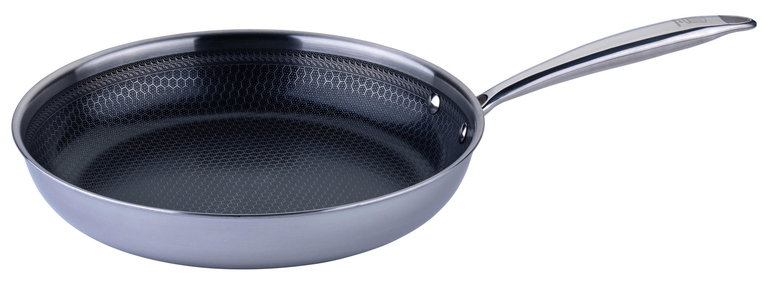 PFANNE Kiel 28 cm  - Silberfarben, Basics, Metall (28cm) - Chefkoch+Fackelmann