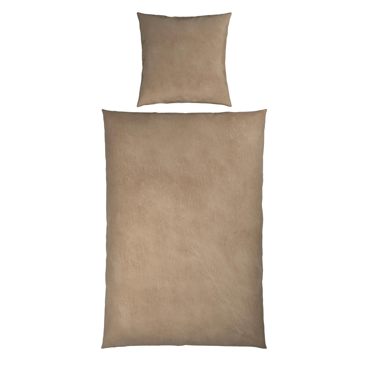 BETTWÄSCHE 135/200 cm  - Beige, Basics, Textil (135/200cm) - Novel