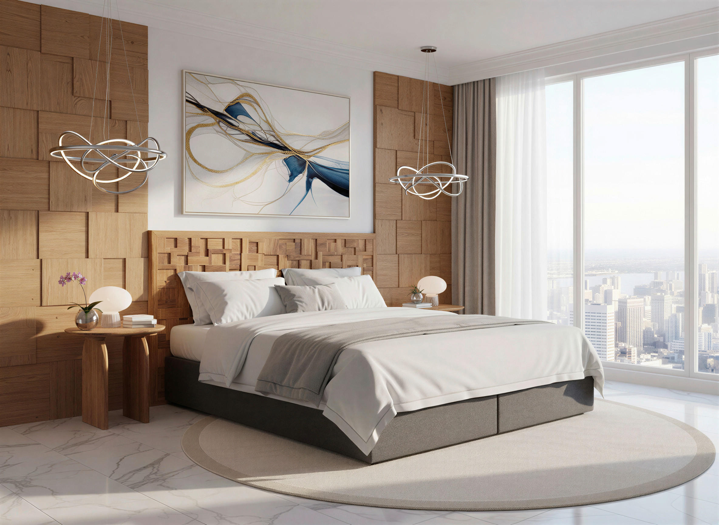 Thumbnail - Livetastic Boxspringbett, Natur, Dunkelgrau, Textil, Teakholz, massiv, H3, Höhe ca. 17 cm, 180x200 cm, Matratze geteilt,...