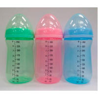 BABYFLASCHE 250 ml  - Türkis/Blau, Basics, Kunststoff (6,5/6,5/16cm) - My Baby Lou