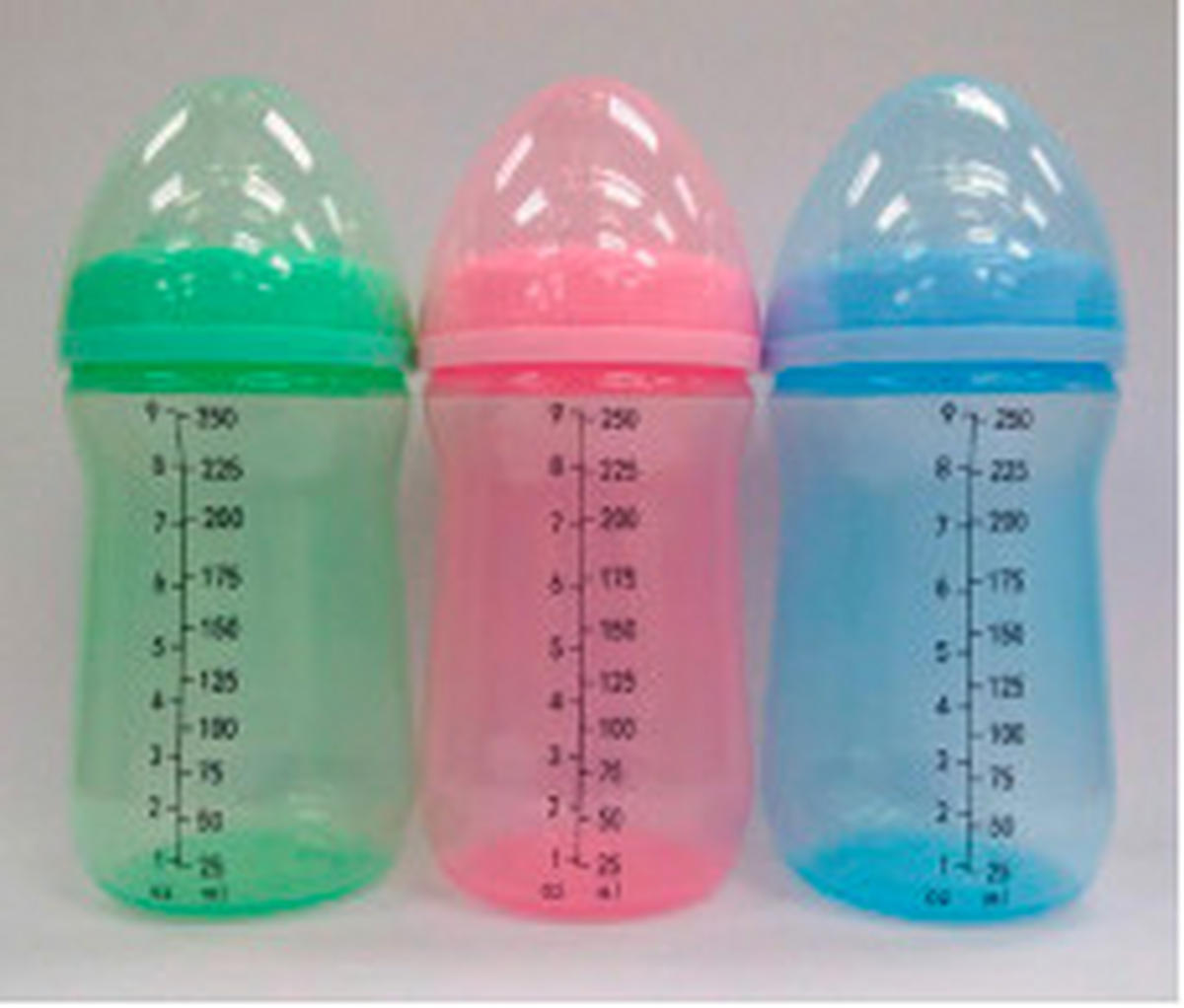 BABYFLASCHE 250 ml  - Türkis/Blau, Basics, Kunststoff (6,5/6,5/16cm) - My Baby Lou