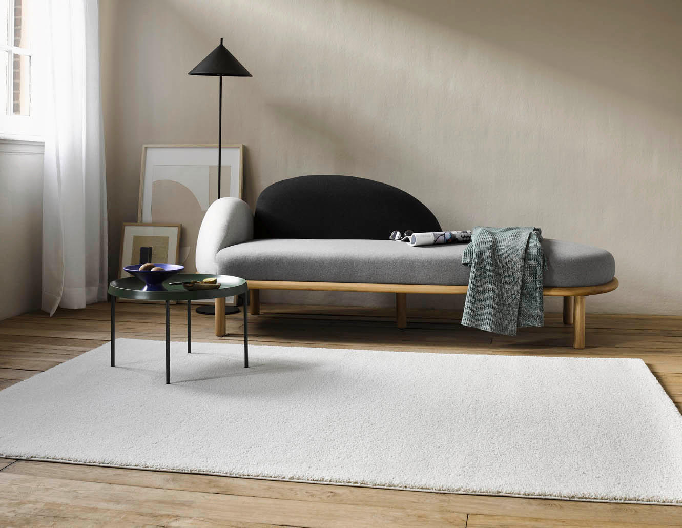 WEBTEPPICH 160/225 cm California Creme, Weiß  - Creme/Weiß, KONVENTIONELL, Textil (160/225cm) - Esprit
