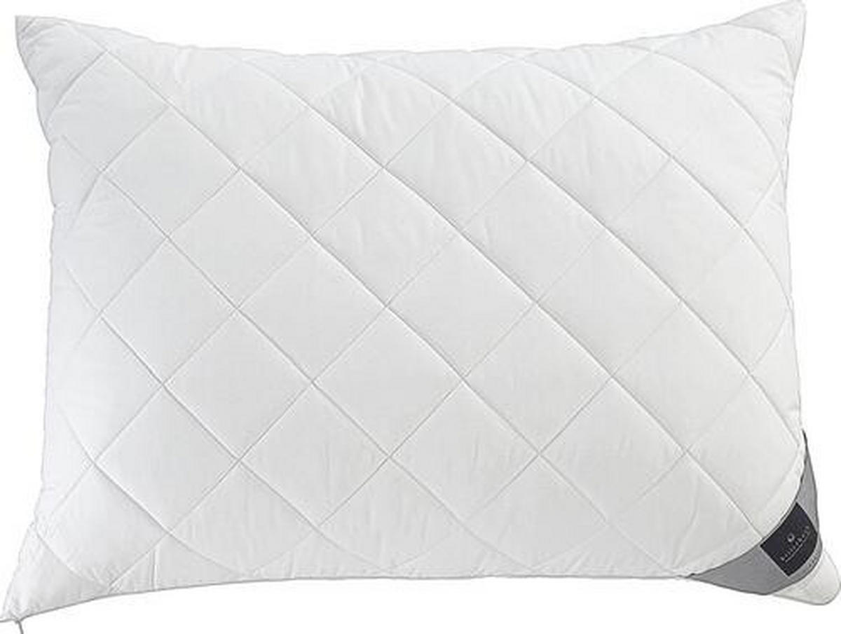 KOPFPOLSTER 60/80 cm  Classic Clean  - Weiß, Basics, Textil (60/80cm) - Billerbeck