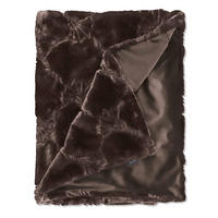 PLAID J! Cozy Cornflower umbra 130/170 cm  - Braun, Design, Textil (130/170cm) - Joop!