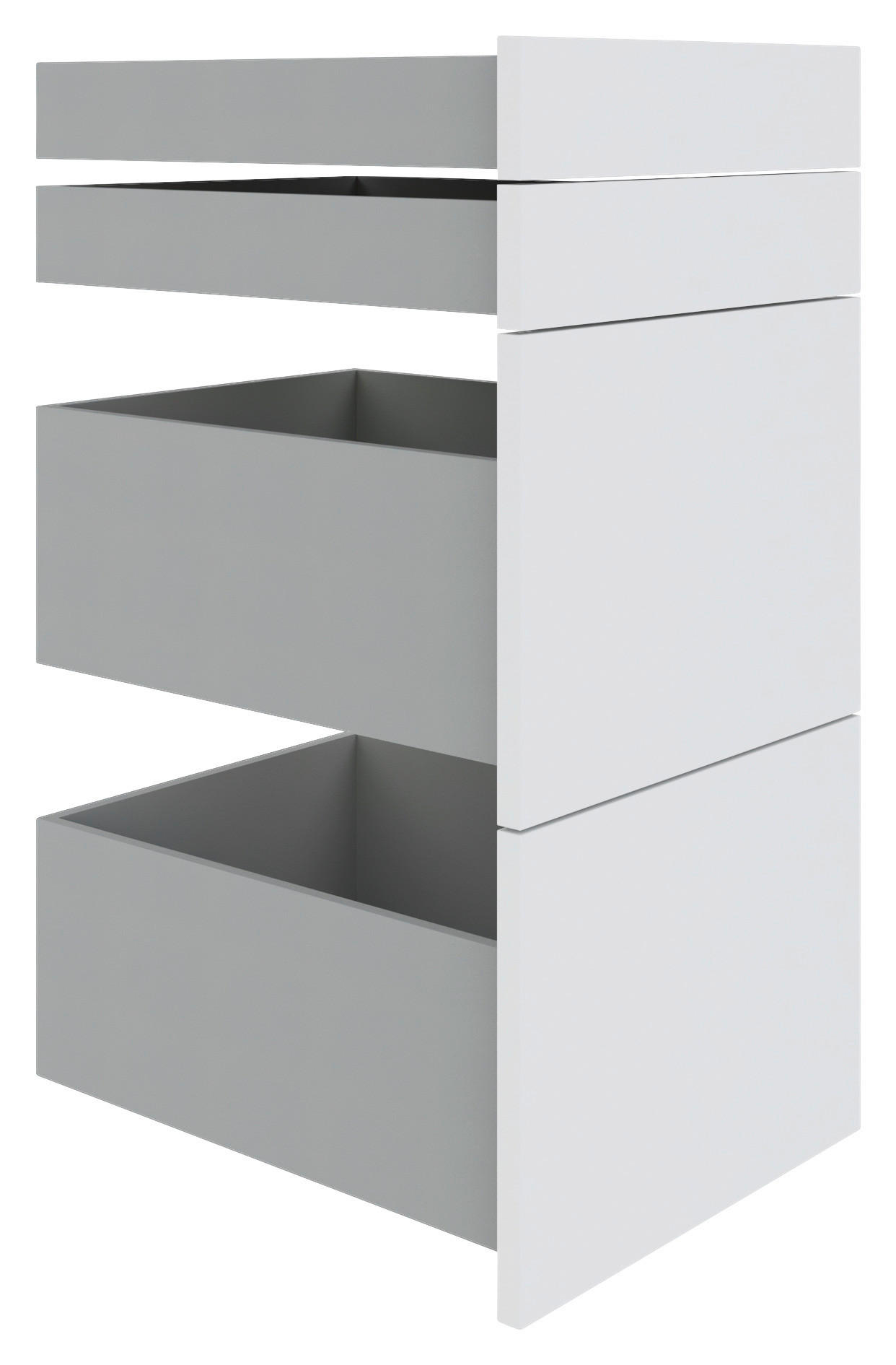 SET DE SERTARE in alb  - alb, Konventionell, material pe bază de lemn (45,3/83/46,8cm) - Hom`in