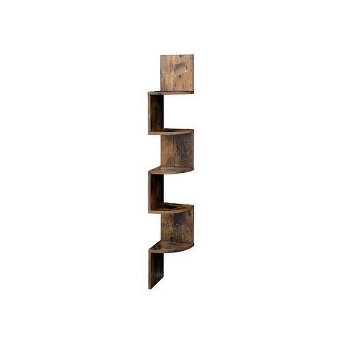 ROHOVÝ REGÁL, hnědá, 20/127.5/20 cm - hnědá, Basics, kompozitní dřevo (20/127.5/20cm) - Boxxx