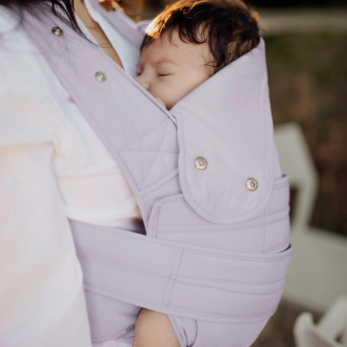 BABYTRAGE marsupi Breeze 2.0  - Flieder, Basics, Textil (S/Mnull) - Wickelkinder Manduca