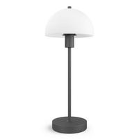 TISCHLEUCHTE Vienda 20/50 cm   - Opal/Schwarz, Basics, Glas/Metall (20/50cm) - Belid
