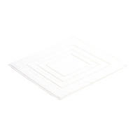 BADEMATTE Weiß 60/60 cm  - Weiß, Basics, Textil (60/60cm) - Vossen