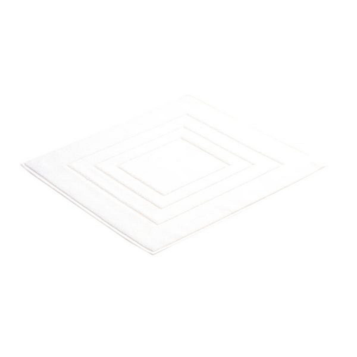 BADEMATTE Weiß 60/60 cm  - Weiß, Basics, Textil (60/60cm) - Vossen