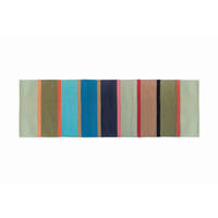 LÄUFER 80/250 cm REMEMBER Blau, Grün, Salbeigrün  - Blau/Salbeigrün, Basics, Textil (80/250cm)