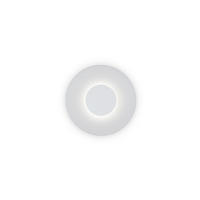 LED-WANDLEUCHTE BUD 24/5 cm   - Weiß, Design, Metall (24/5cm) - Helestra