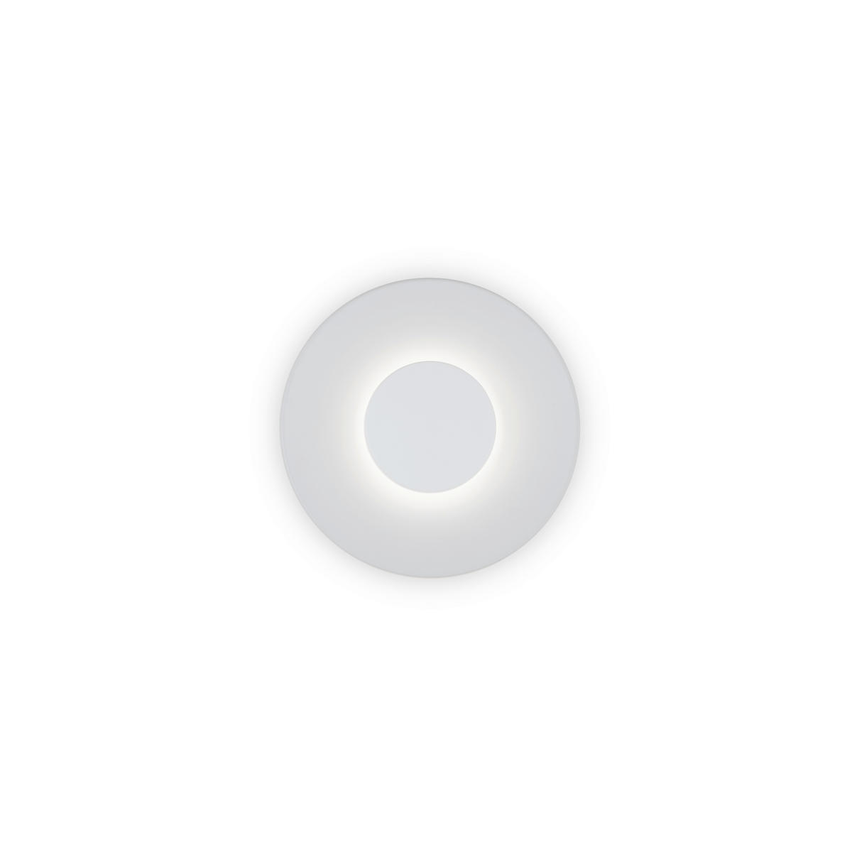 LED-WANDLEUCHTE BUD 24/5 cm   - Weiß, Design, Metall (24/5cm) - Helestra
