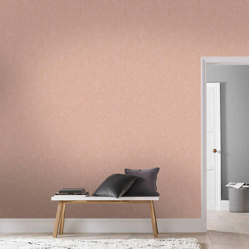 VLIESTAPETE  - Roségold, Basics, Papier/Kunststoff (52/1000cm) - Xora