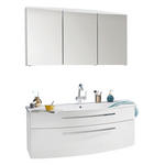 BADEZIMMER  in 120 cm  - Chromfarben/Weiß, MODERN, Holzwerkstoff/Metall (120cm) - Novel