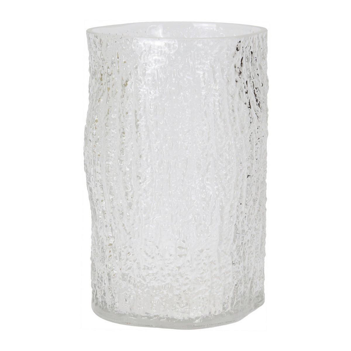 VÁZA, sklo, 21 cm - čiré, Basics, sklo (14/21/14cm)