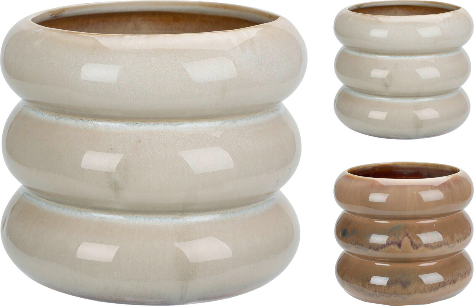 KVETINÁČ keramika, 13.5/13.5/11.5 cm - Design, keramika (13.5/13.5/11.5cm)