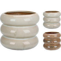 KVĚTINÁČ NA KVĚTINY keramika, 13.5/13.5/11.5 cm - Design, keramika (13.5/13.5/11.5cm)