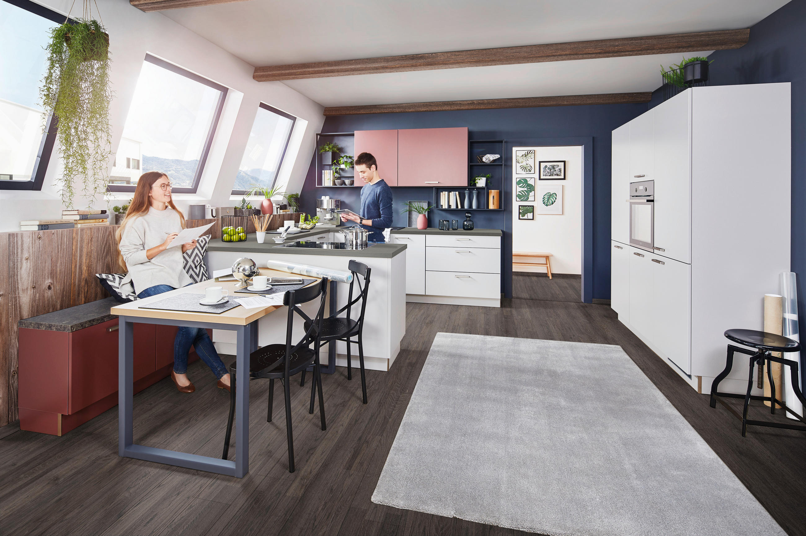 INBYGGNADSKÖK   - Design, trämaterial - Dieter Knoll