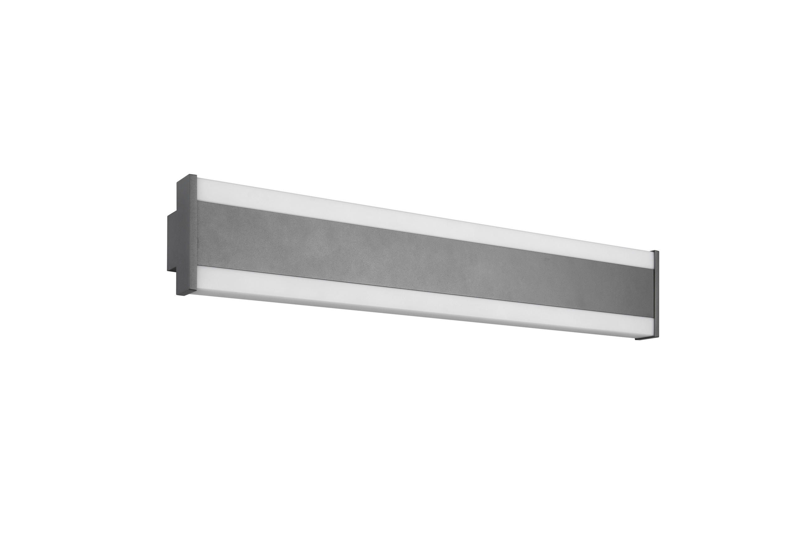 AUSSENWANDLEUCHTE - Weiss/Anthrazit, Design, Kunststoff/Metall (10,7/60/6cm) - Trio Leuchten