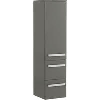 SREDNJI ORMARIĆ   - siva/boje kroma, Design, staklo/drvni materijal (30/121/33cm) - Sadena
