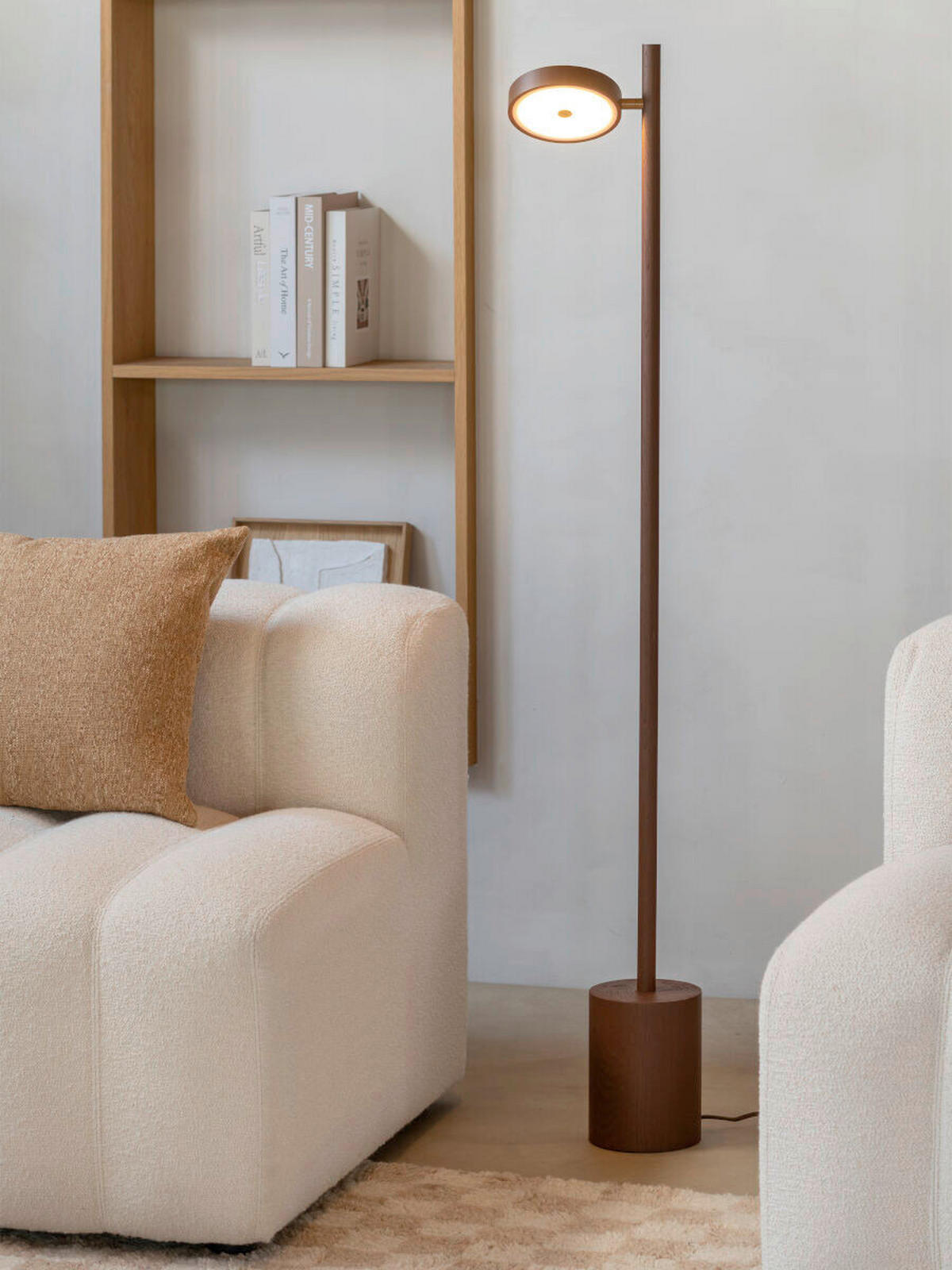 STEHLEUCHTE Good & Mojo 20/20/146 cm  - Braun, Trend, Holz (20/20/146cm) - Good & Mojo