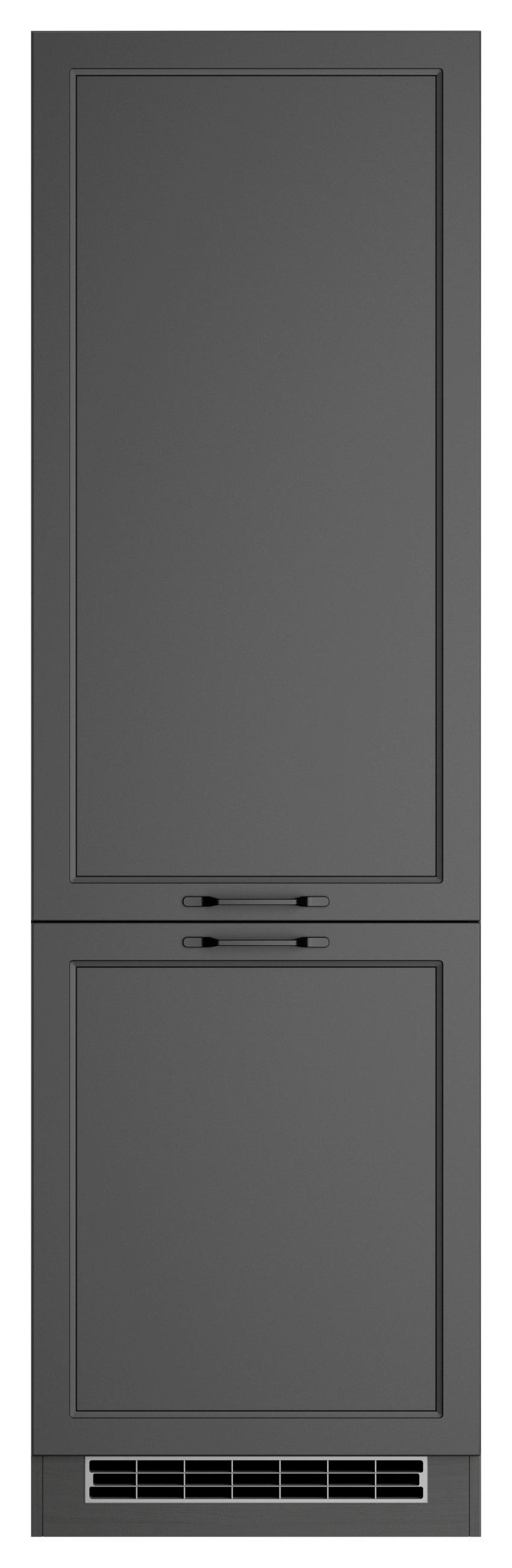 GERÄTEUMBAUSCHRANK 60/200/60 cm  in Grau  - Schwarz/Grau, LIFESTYLE, Holzwerkstoff/Metall (60/200/60cm) - Held