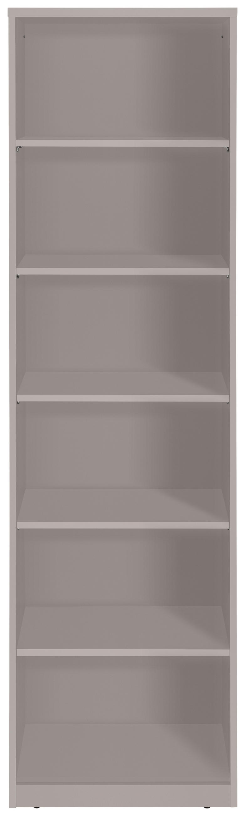 POLC 55/194/36 cm kasmírszínű  - kasmírszínű/fekete, Basics, faalapú anyag (55/194/36cm) - Xora