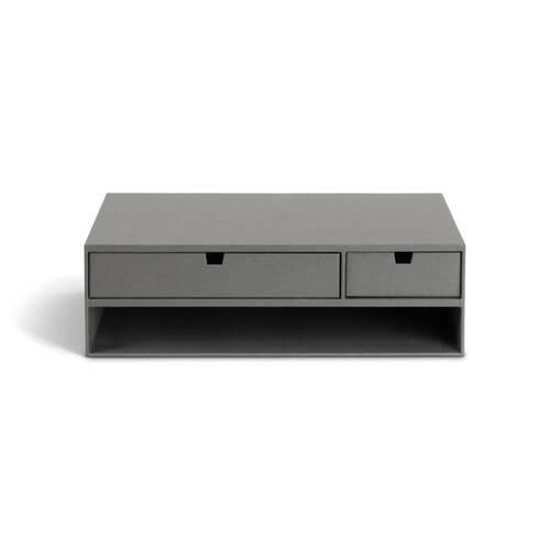 SCHUBLADENBOX    26/48.5/15 cm  - Grau, Basics, Karton/Papier (26/48.5/15cm)
