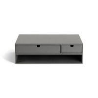 SCHUBLADENBOX    26/48.5/15 cm  - Grau, Basics, Karton/Papier (26/48.5/15cm)