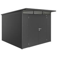 GERÄTESCHRANK 260/217/300 cm  - Dunkelgrau, Design, Metall (260/217/300cm) - Biohort