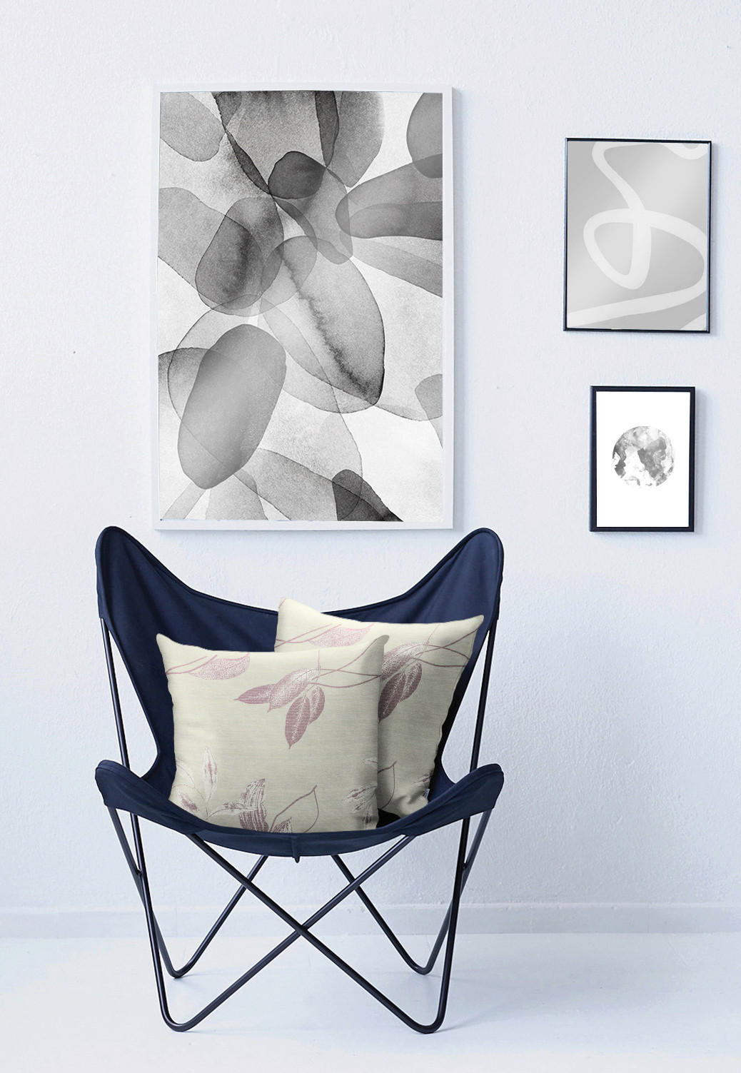 KISSENHÜLLE Loft Style  49/49 cm  - Mauve/Naturfarben, Basics, Textil (49/49cm) - Ambiente