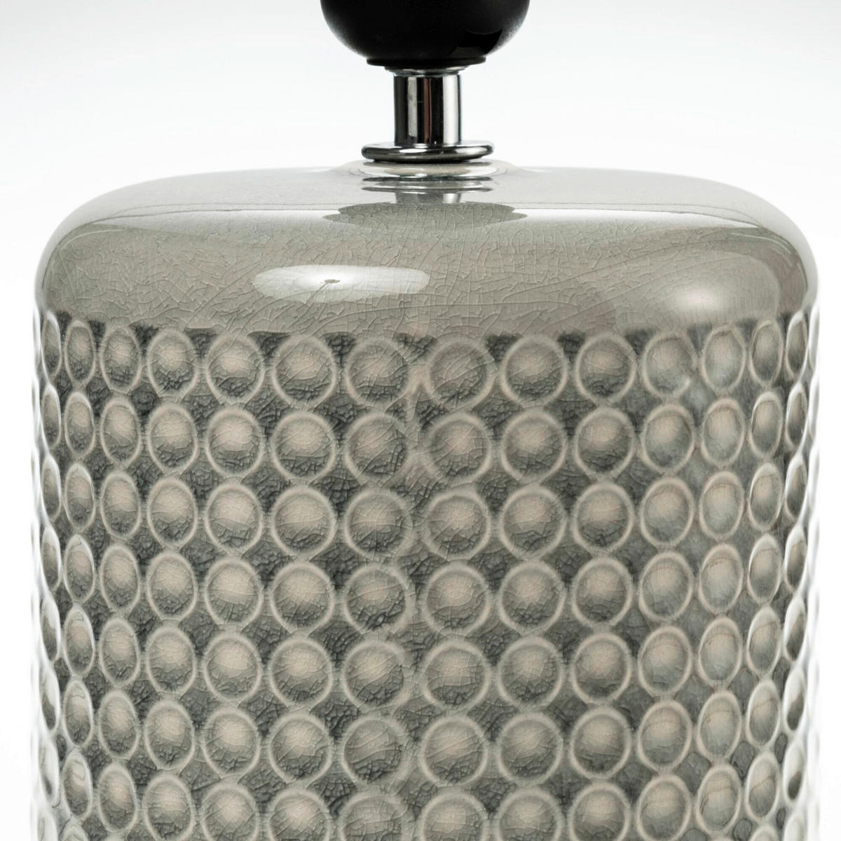 LED-TISCHLEUCHTE 25/39.5 cm  - Beige/Grau, Design, Keramik/Textil (25/39.5cm) - Paulmann