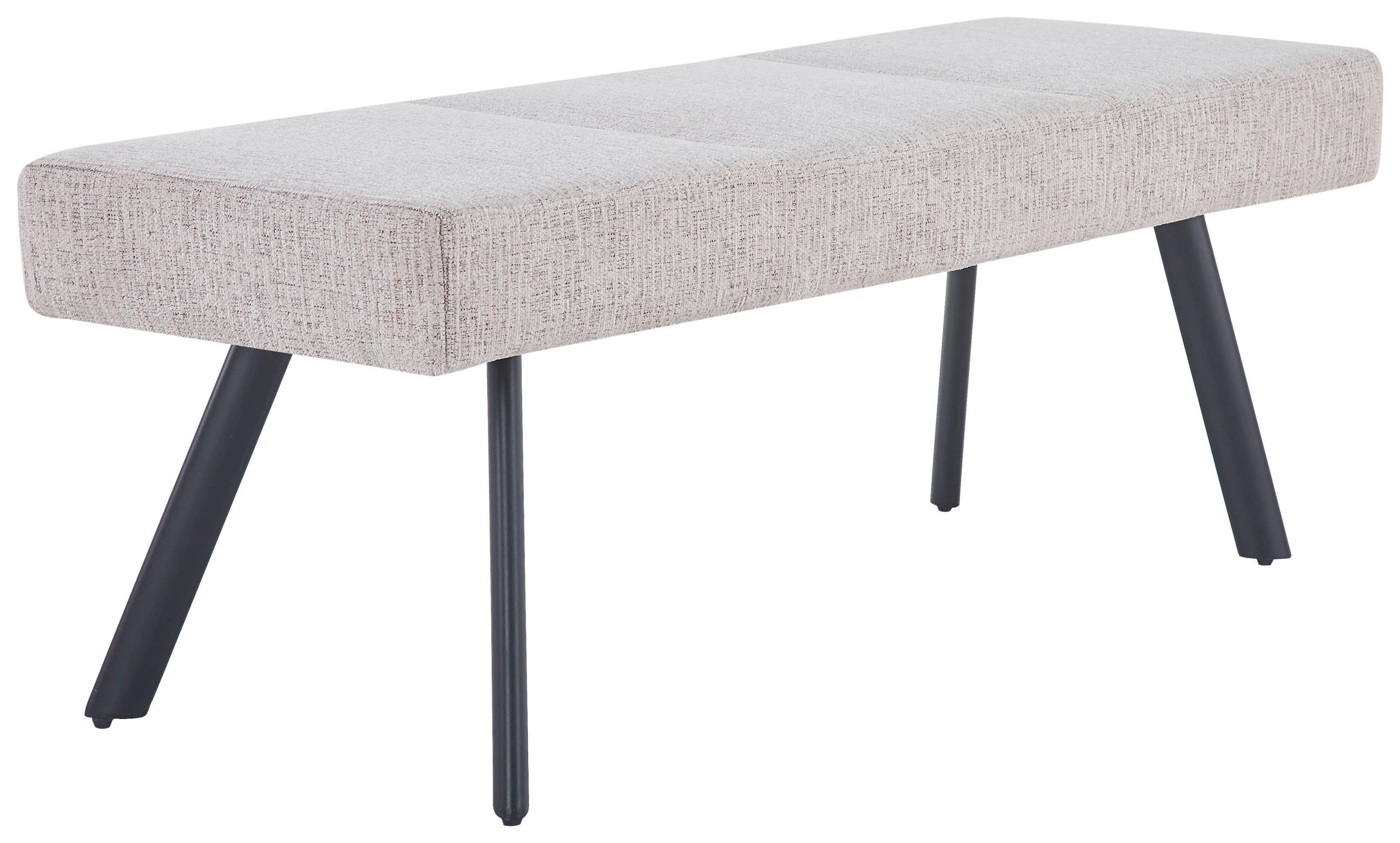 SITZBANK in Textil Beige  - Beige/Schwarz, KONVENTIONELL, Textil (140/49/47cm) - MID.YOU
