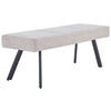 SITZBANK in Textil Beige  - Beige/Schwarz, KONVENTIONELL, Textil (140/49/47cm) - MID.YOU