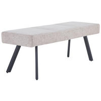 SITZBANK in Textil Beige  - Beige/Schwarz, KONVENTIONELL, Textil (140/49/47cm) - MID.YOU