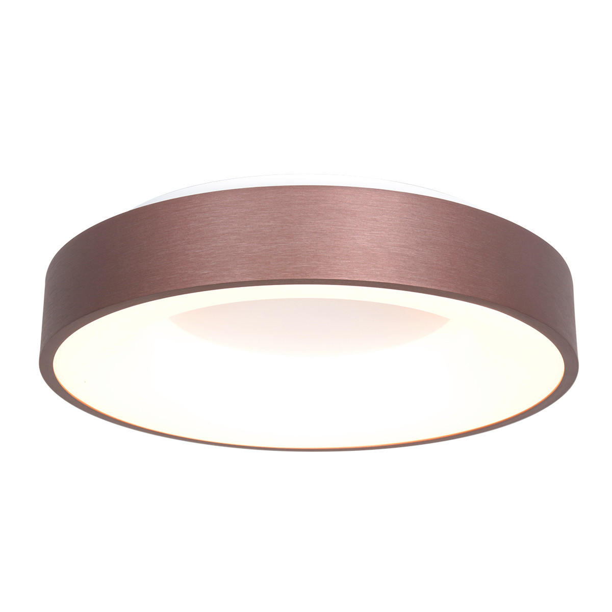 LED-DECKENLEUCHTE Ringlede 48/9 cm   - Bronzefarben, Basics, Kunststoff/Metall (48/9cm)