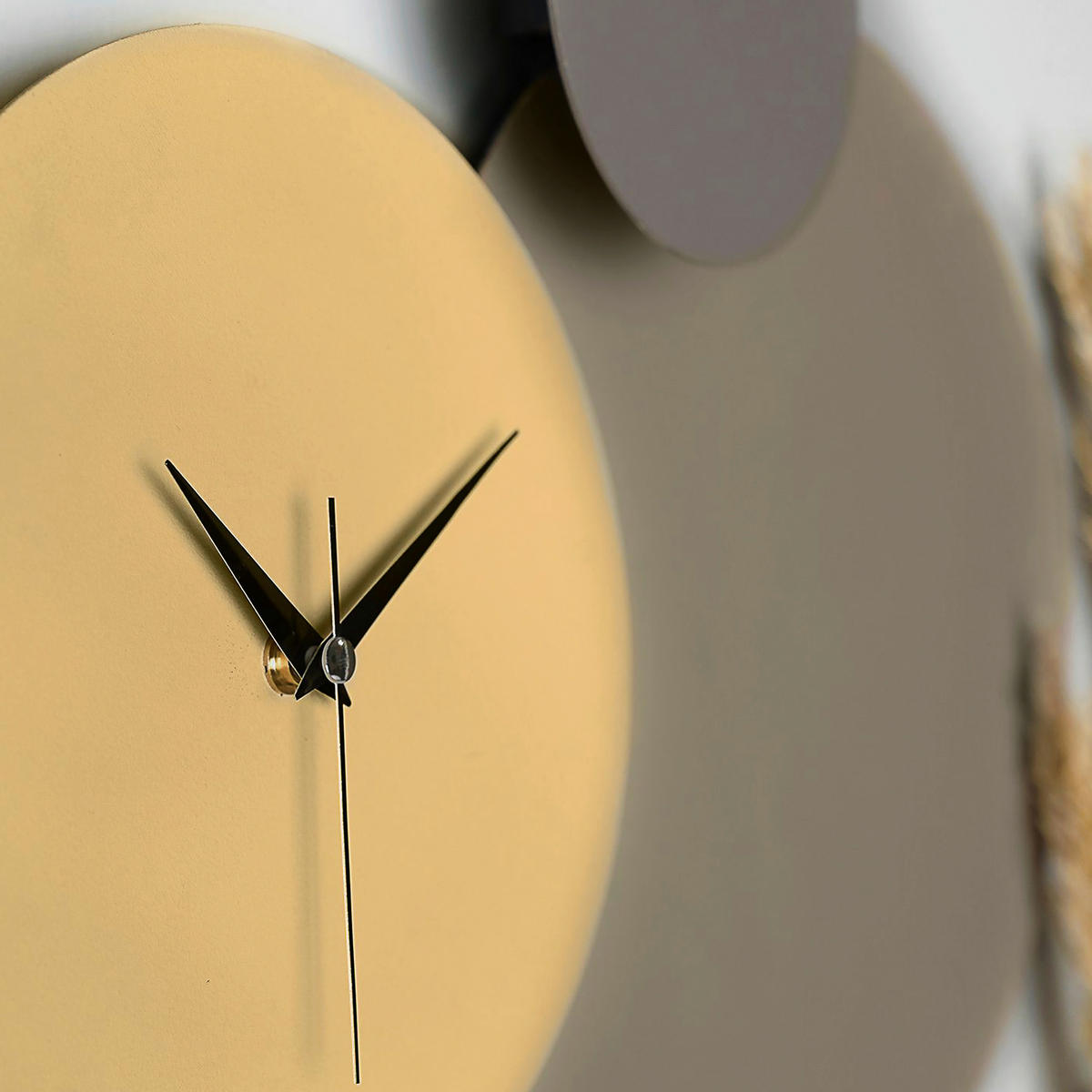 WANDUHR Creme, Beige 48/44/0,15 cm  - Beige/Creme, LIFESTYLE, Metall (48/44/0,15cm)