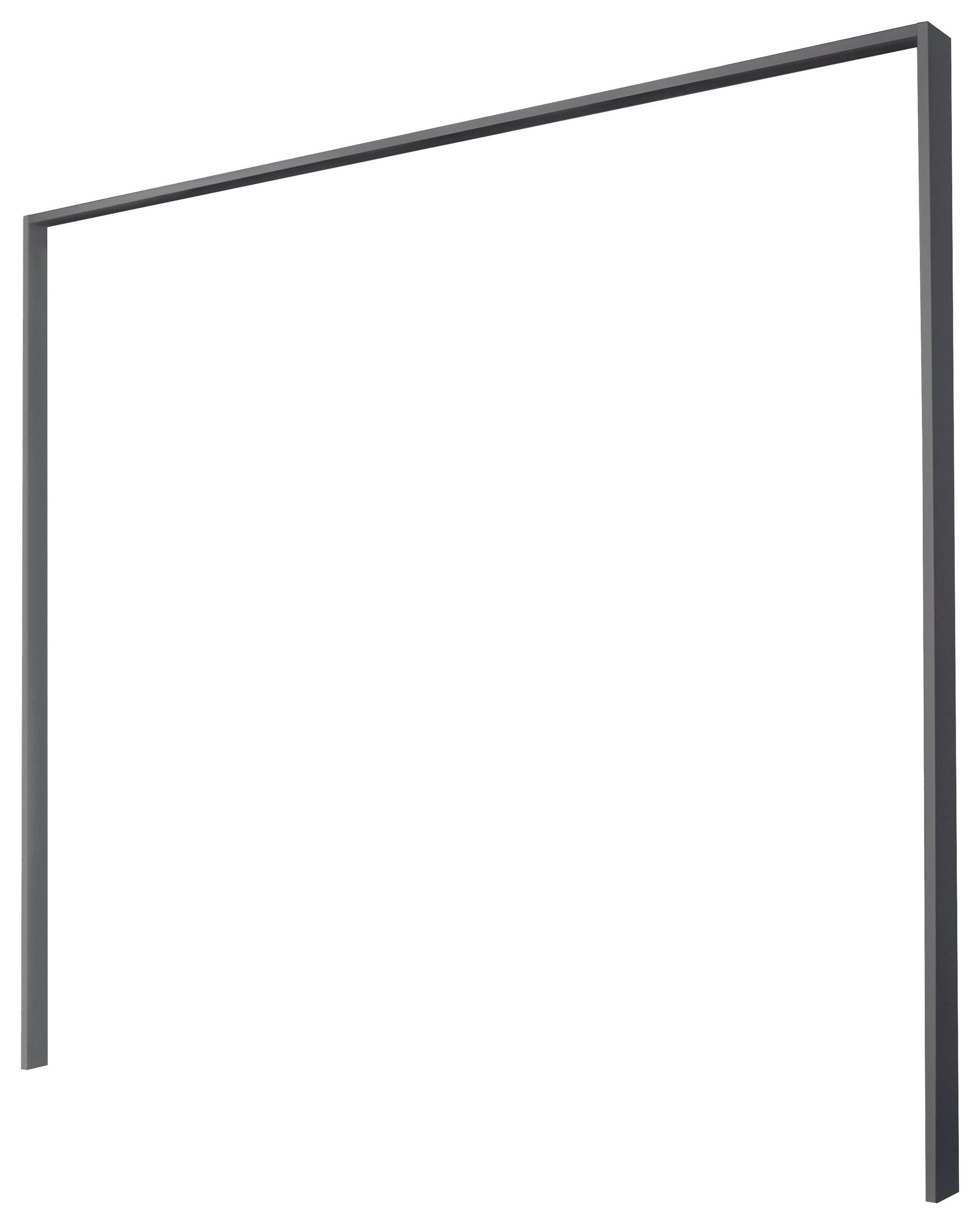 PASSEPARTOUTRAHMEN 231/212/58 cm   - Grau, Basics, Holzwerkstoff (231/212/58cm) - Rauch Möbel