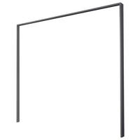 PASSEPARTOUTRAHMEN 231/212/58 cm   - Grau, Basics, Holzwerkstoff (231/212/58cm) - Rauch Möbel