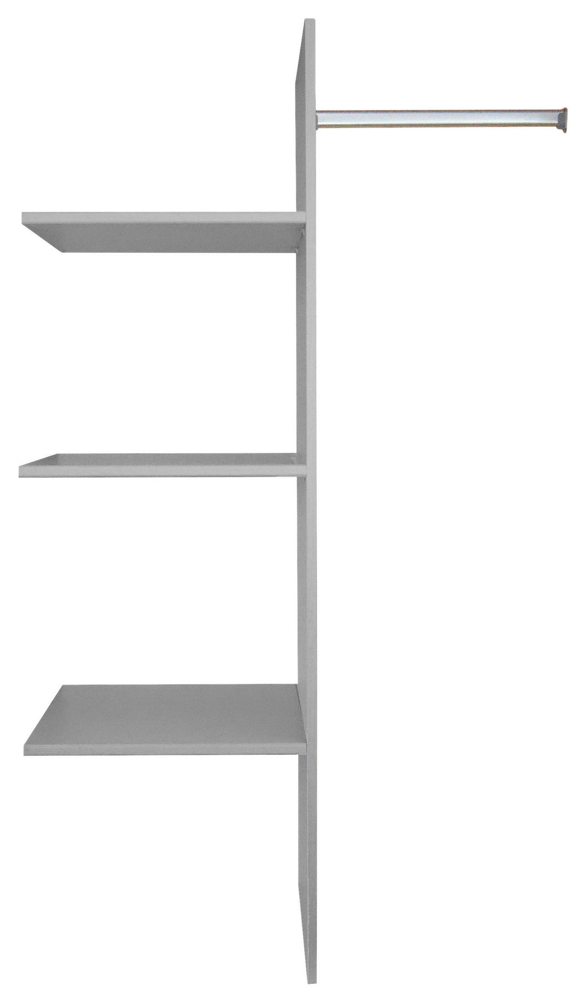 INNENEINTEILUNG 87/148/50 cm Grau  - Grau, Design, Holzwerkstoff (87/148/50cm) - Carryhome