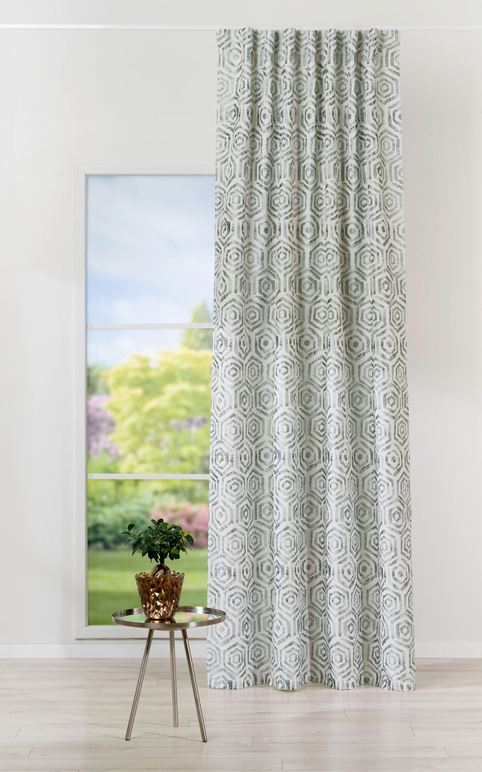 Draperie Opacă black-out (nu permite trecerea luminii)  - turcoaz, Basics, textil (135/260cm)