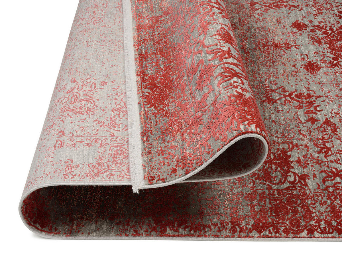 WEBTEPPICH 240/340 cm Rot  - Rot, Design, Textil (240/340cm) - Musterring