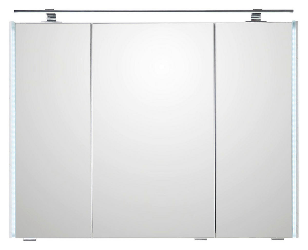 SPIEGELSCHRANK 94/70,3/18 cm  - Weiß, Design, Glas/Holzwerkstoff (94/70,3/18cm) - Leonardo Living